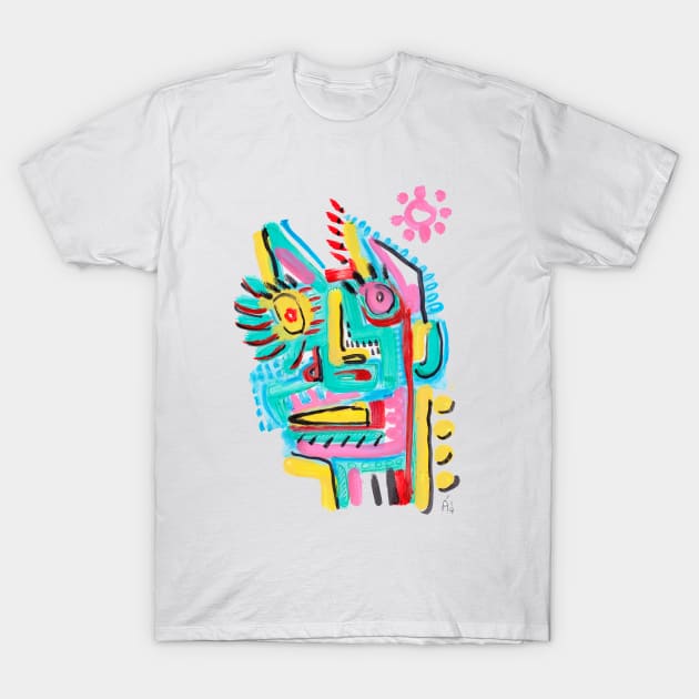 face T-Shirt by Angel Rivas